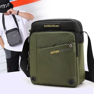 Homens novo estilo bolsa de ombro na moda saco do mensageiro viagem ao ar livre à prova dwaterproof água Casual único na
