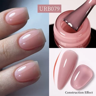 UR SUGAR 2 Em 1 Base De Borracha Gel Polonês Nude Marrom Manicure Soak Off UV LED Nail Art em Oferta na Shopee