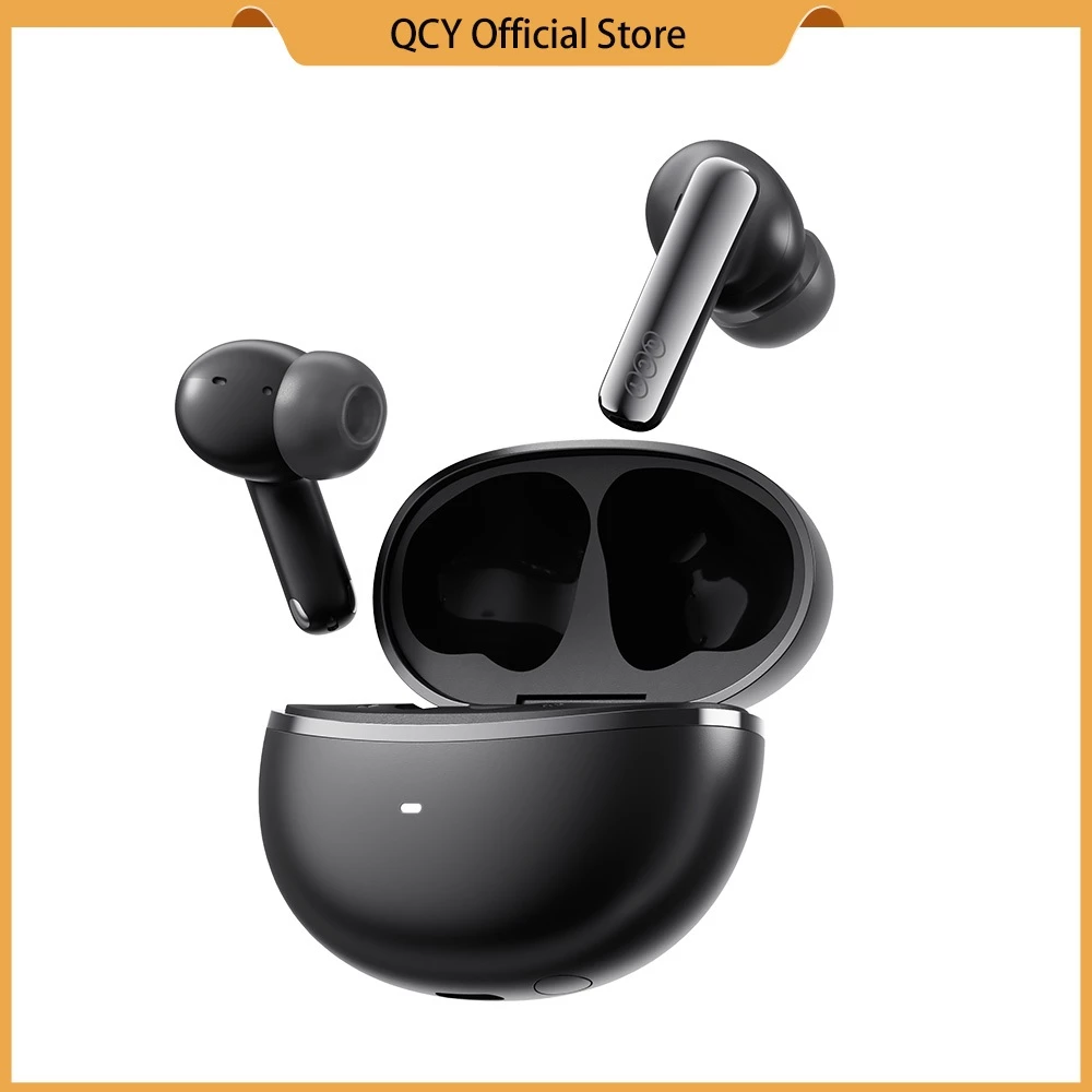 QCY MeloBuds N70 (HT18): fone BOM e BARATO com wireless charging, LDAC e ANC ajustável QCY HT18 MeloBuds N70 Fones De Ouvido ANC Sem Fio Pro-Soming-56dB Com Cancelamento De Ruído Bluetooth 6.0