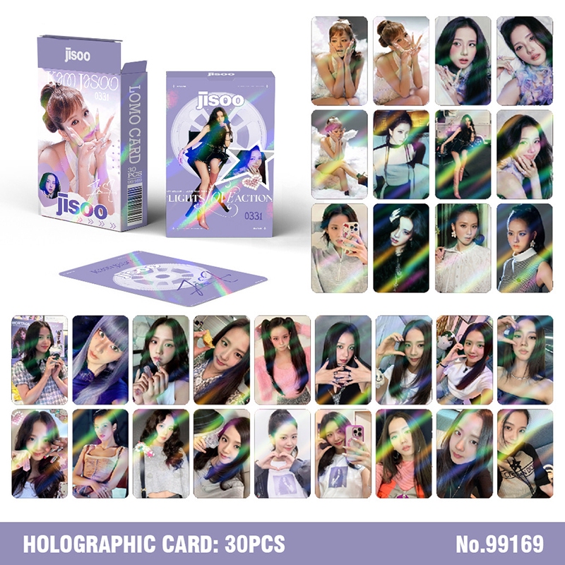 124 Unidades/Caixa BLACKPINK Photocards ROSE Cartão LOMO