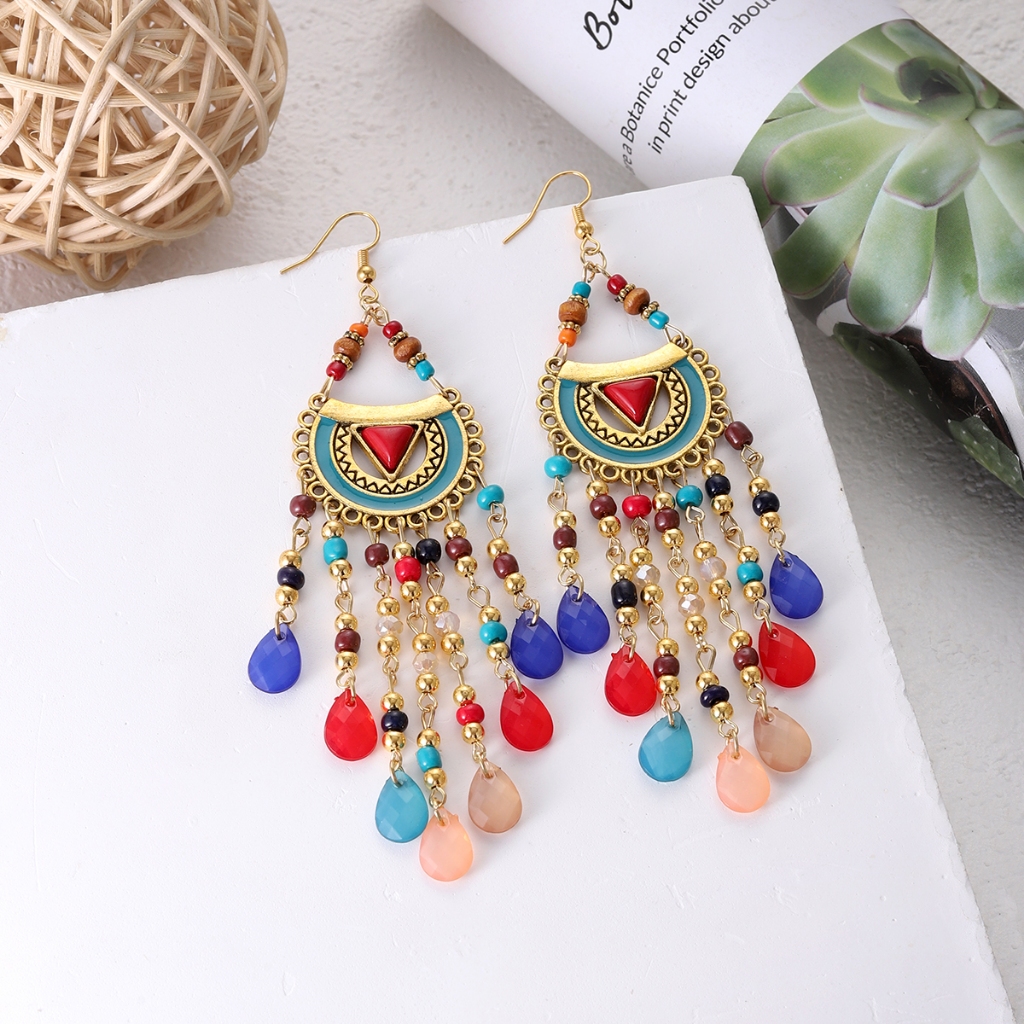boho-colorido-resina-gr-nulo-borla-brinco-feminino-novo-vintage