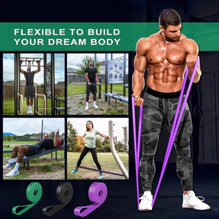Kit 3 Elástico Super Band Borracha Crossfit Extra Forte