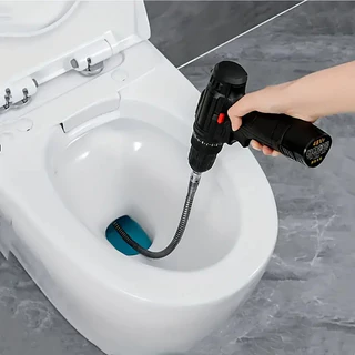 Desentupidor elétricoTufão para Pia Ralo Canos Manivela com mola Vaso Sanitario Tanques