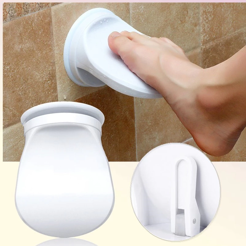 Descanso Para Os Pés Do Chuveiro Pernas De Barbear , Sem Necessidade De Furação Pedal De Banheiro Antiderrapante