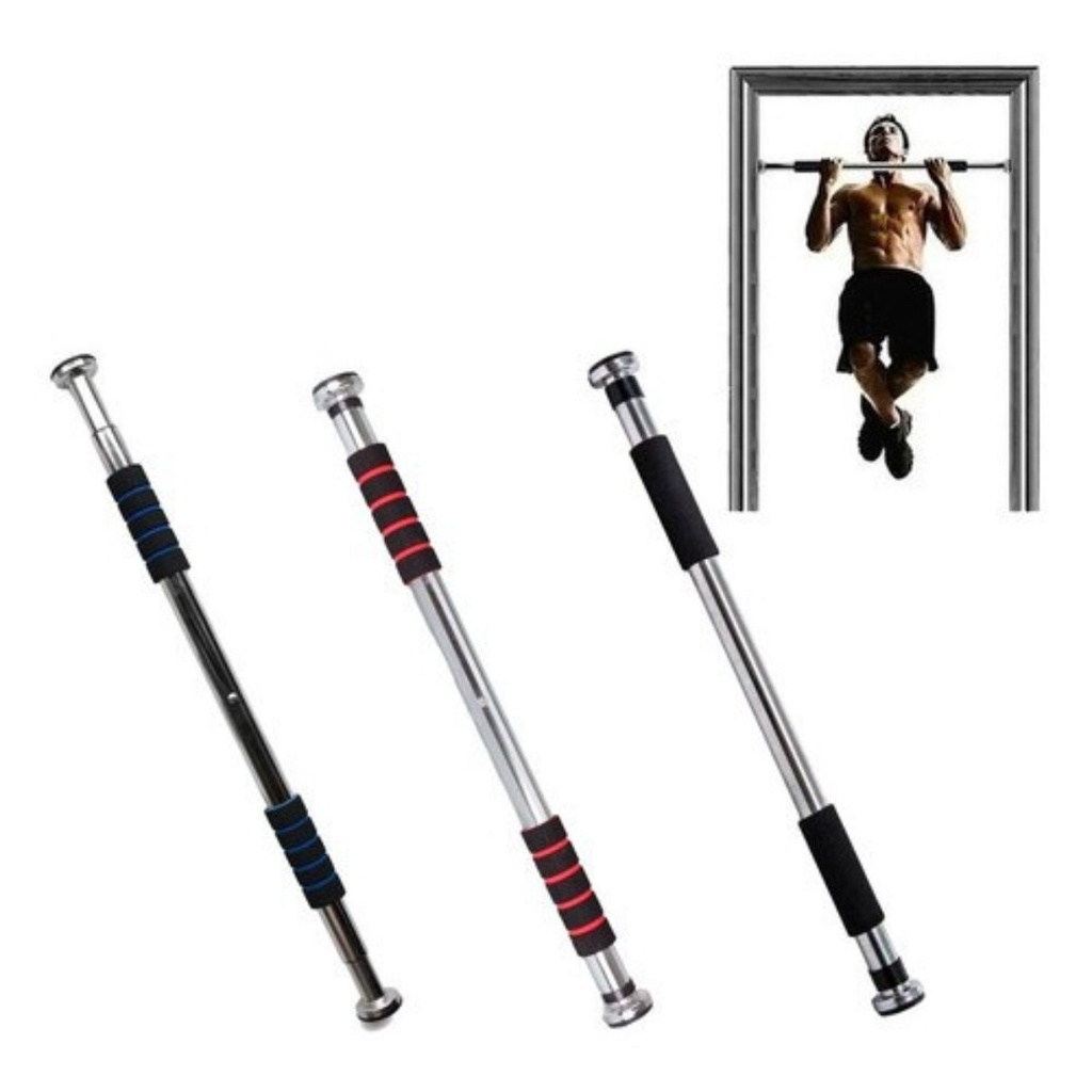 Barra De Porta Ajustável Para Exercícios Com Pegada Anatômica | Shopee ...