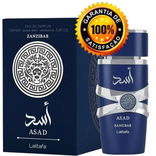 Perfumes Árabes Asad Zanzibar 100ml Edp Lattafa-Original em Oferta na Shopee