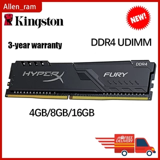 Kingston HyperX Fúria DDR4 PC RAM 4GB 8GB 16GB DDR4 2133Mhz 2400Mhz 3200Mhz 2666 Mhz PC4-21300U Desktop Para Memória DIM