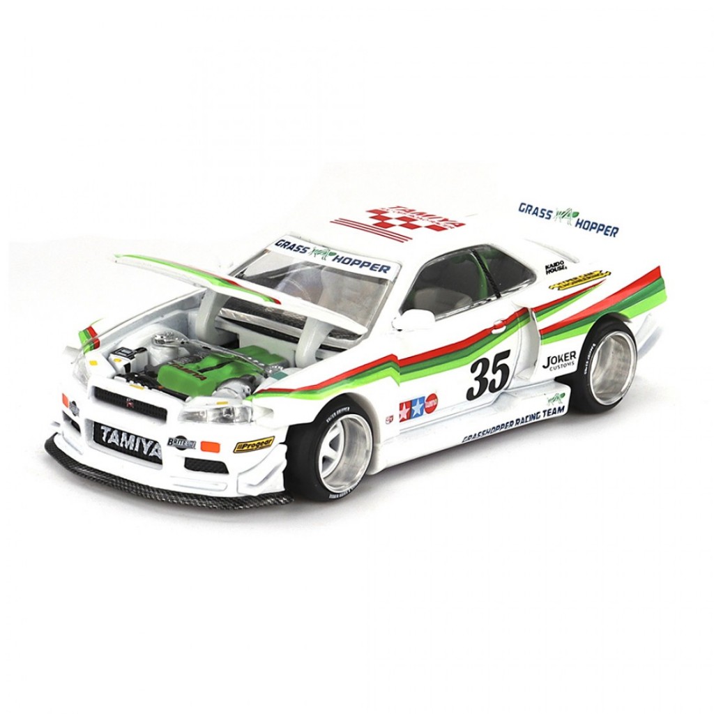 Mini GT x KAIDO HOUSE KHMG167 1/64 Nissan Skyline-R R34 TAMIYA O