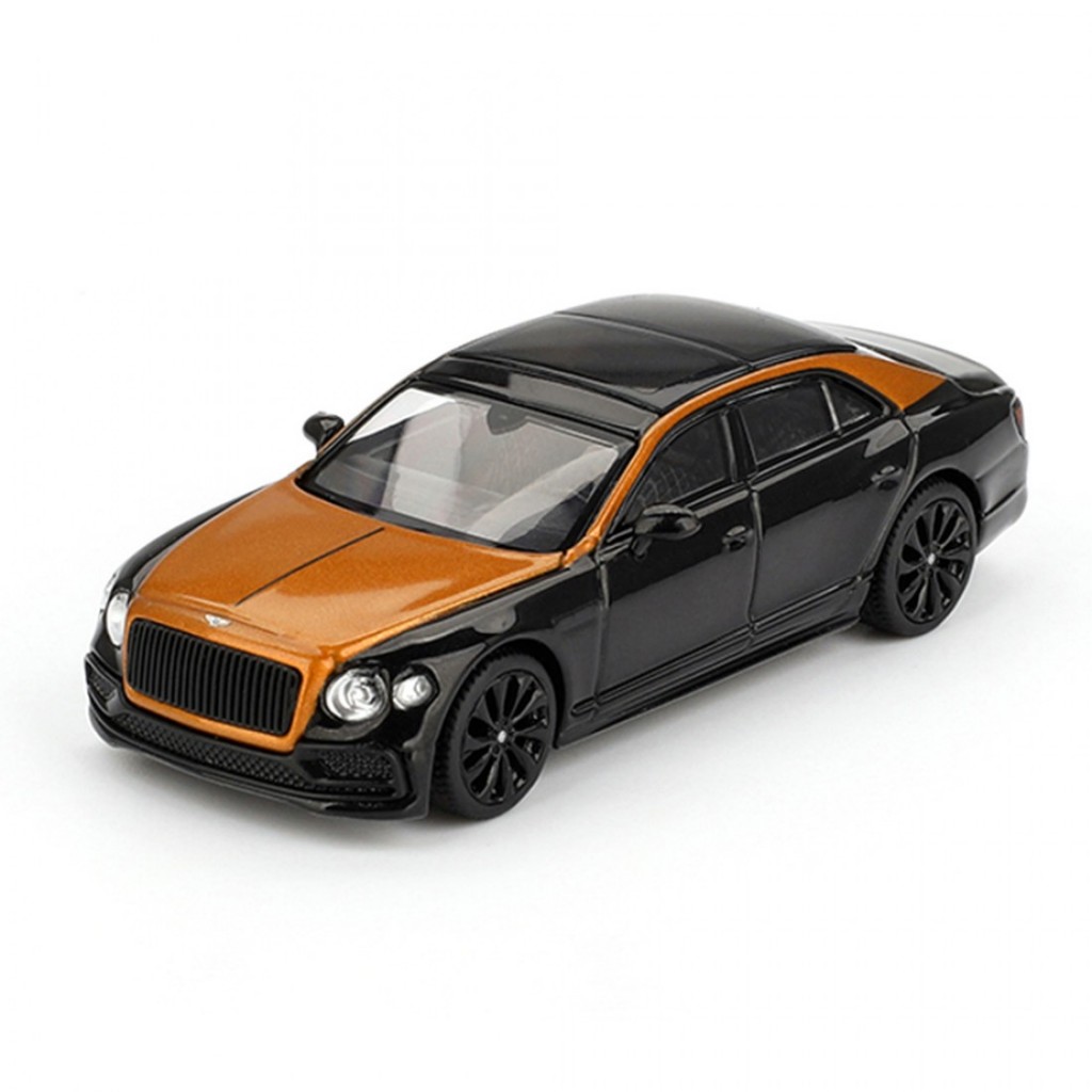 Mini GT MGT00991 991 1/64 Bentley Flying Spur Laranja Chama Onyx