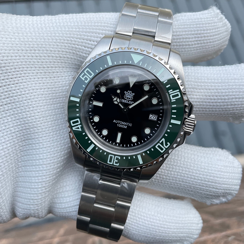 Orologio STEELDIVE SD1963 Sub – Automatico NH35, Lunetta In Ceramica Nera, Vetro Zaffiro, Impermeabile 200m, 42mm - 3