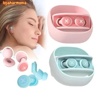 Protetor Auricular de Silicone com Espuma Macia — Tampões para Redução de Ruído e Isolamento Acústico em Oferta na Shopee