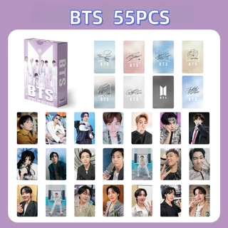55pcs/box JIN ECHO Laser Holograma Cartões Lomo V Kim Tae Hyung Jung Kook Solo Álbum Layover Sete Suga RM J-HOPE Tour JI em Oferta na Shopee