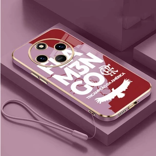 Xiaomi Redmi 14C POCO C75 Flamengo Club TPU Square Caso Capa Protetora Antiderrapante Soft