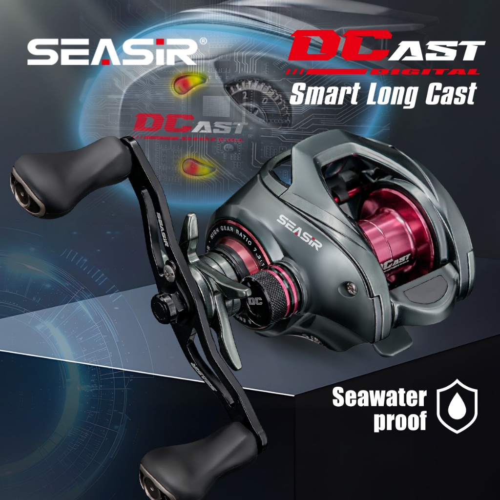 SEASIR Marca DCAST DC Carretel De Pesca Para Arremesso Controle