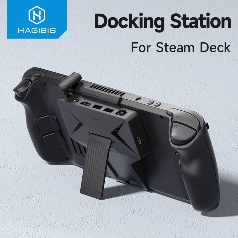 Hagibis 6 Em 1 Steam Deck Docking Station Dock Holder Hub OLED USB