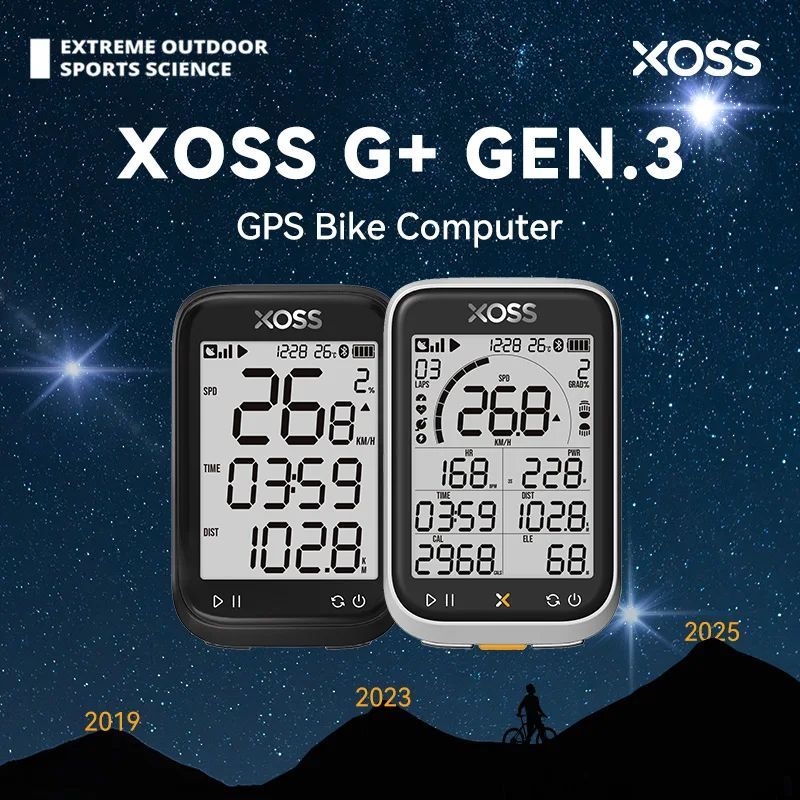 XOSS G3 G3 + Gen3 Plus GPS Bicicleta Computador Velocímetro De 2.8