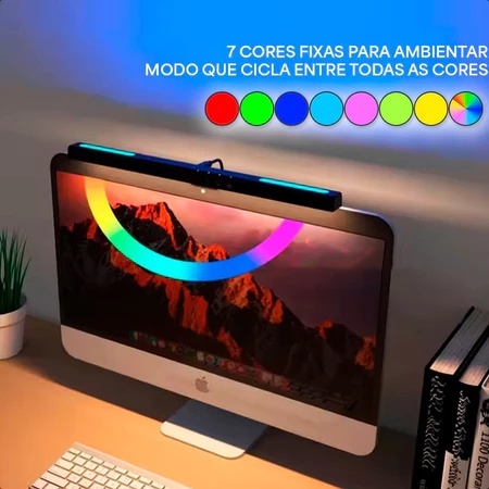 Luz Do Monitor 50Cm Do Computador Desktop Pc Tela Led 3 Cor TB-30SG bestseller