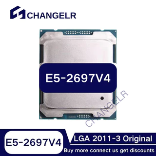 Xeon CPU E5-2697V4 2.30 Ghz 18 Núcleos 45M LGA2011-3 E5-2697 Processador V4 E5 2697V4 E5 2697 V4