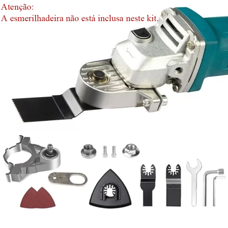 Kit Adaptador M14 para Esmerilhadeira com Componentes para Cortes e Acabamentos Precisos