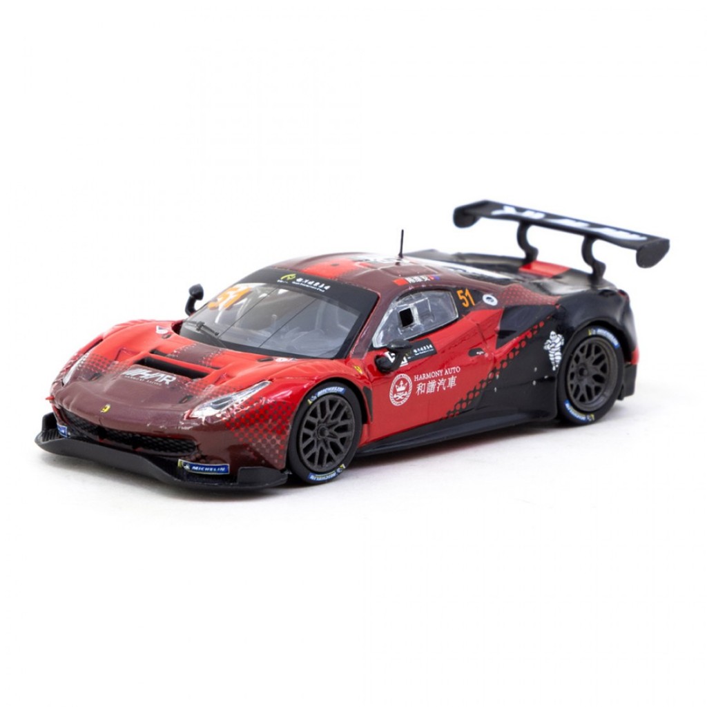 Tarmac Works T64-072-22MGP51 1/64 Ferrari 488 GT3 Macau GT Cup