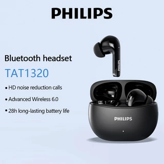 PHILIPS TAT1320 Fone De Ouvido Bluetooth HIFI Som Estéreo Até 28 Horas De Duração Da Bateria Fones Sem Fio 6.0 em Oferta na Shopee