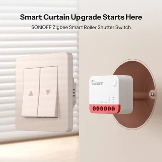 SONOFF MINI-ZBRBS Zigbee Smart Roller Shutter Switch Cena Local Signal Booster Transformar Cortinas Com Controle Intelig