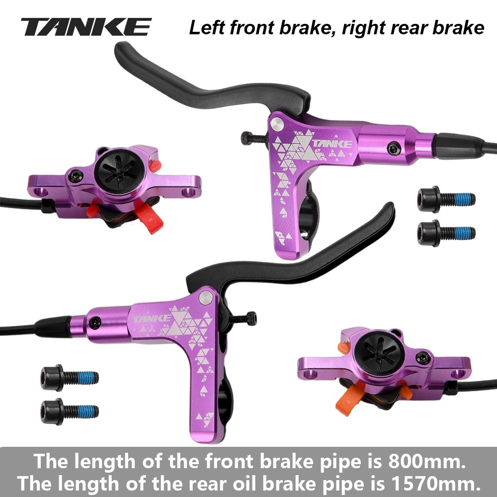 TANKE MTB TB450 Conjunto De Freio A Disco Hidráulico 160mm Rotores