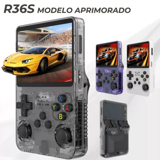 Console Portátil R36S + de 15.000 Jogos Vídeo Game 64g Linux Tela IPS 3.5 Polegadas em Oferta na Shopee