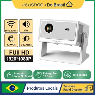 Projetor VEVSHAO A16 4K Foco Automático WiFi 6 360 ° Suporte Portátil em Oferta na Shopee