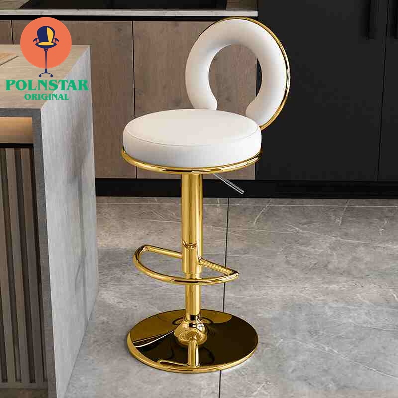 Banqueta De bar Luxuosa Cadeira Dourada Café Hidrolix barstool Luxo ...