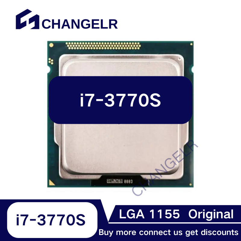 Processeur Intel Core I7-3770S - 3.1 GHz, Quad-core, 8 Threads, Socket LGA 1155, 65W - Pour PC Bureautique Et Gaming