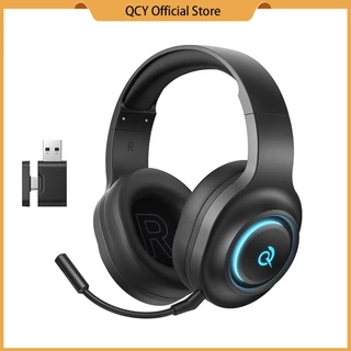 QCY H4GM Heroad V200 Fone De Ouvido Para Jogos Bluetooth 6.0 Latência Ultrabaixa 2.4GHZ Sem Fio Multiplataforma 240Hr