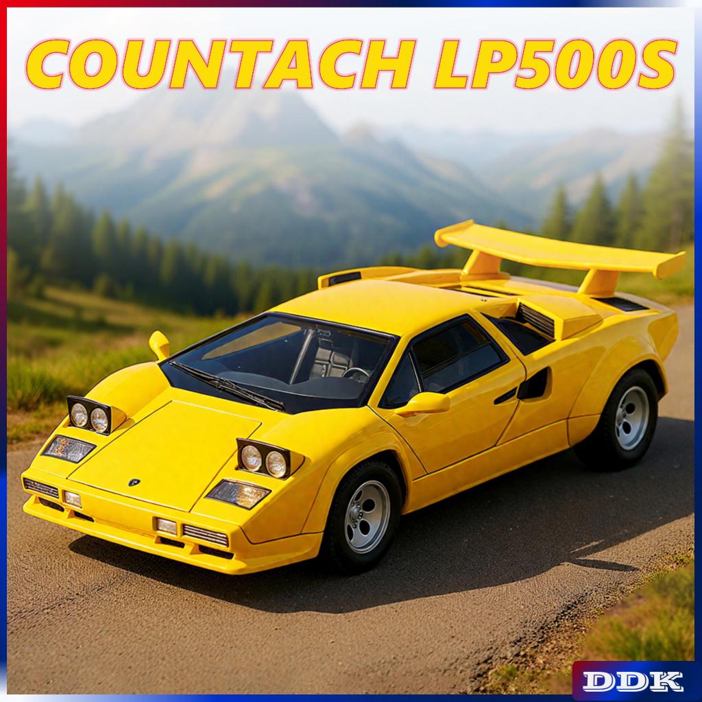 1 : 24 COUNTACH LP5OOS Diecast Modelo Liga Brinquedo Carro Som Luz ...