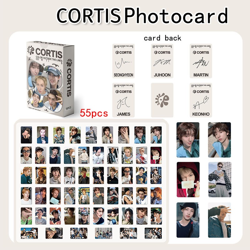 92pcs Cortis Photocard James Martin Juhoon Seonghyeon Keonho Lomo