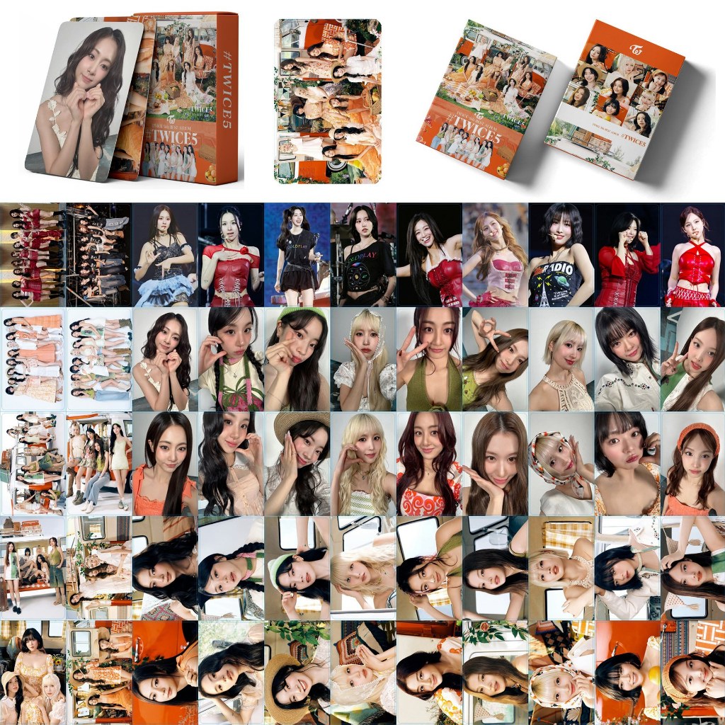 55pcs/box TWICE READY TO BE 2023 Album Photocards SET ME FREE Lomo