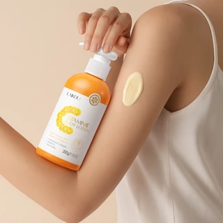 Loção Corporal LAIKOU Com Vitamina C-Dupla E Colágeno Para Pele Brilhante-Brilho , Hidratação , Desbota Manchas Escuras em Oferta na Shopee