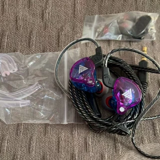 QKZ Fone de ouvido com fio AK6 intra-auricular microfone alta qualidade som e cancelamento de ruído em Oferta na Shopee