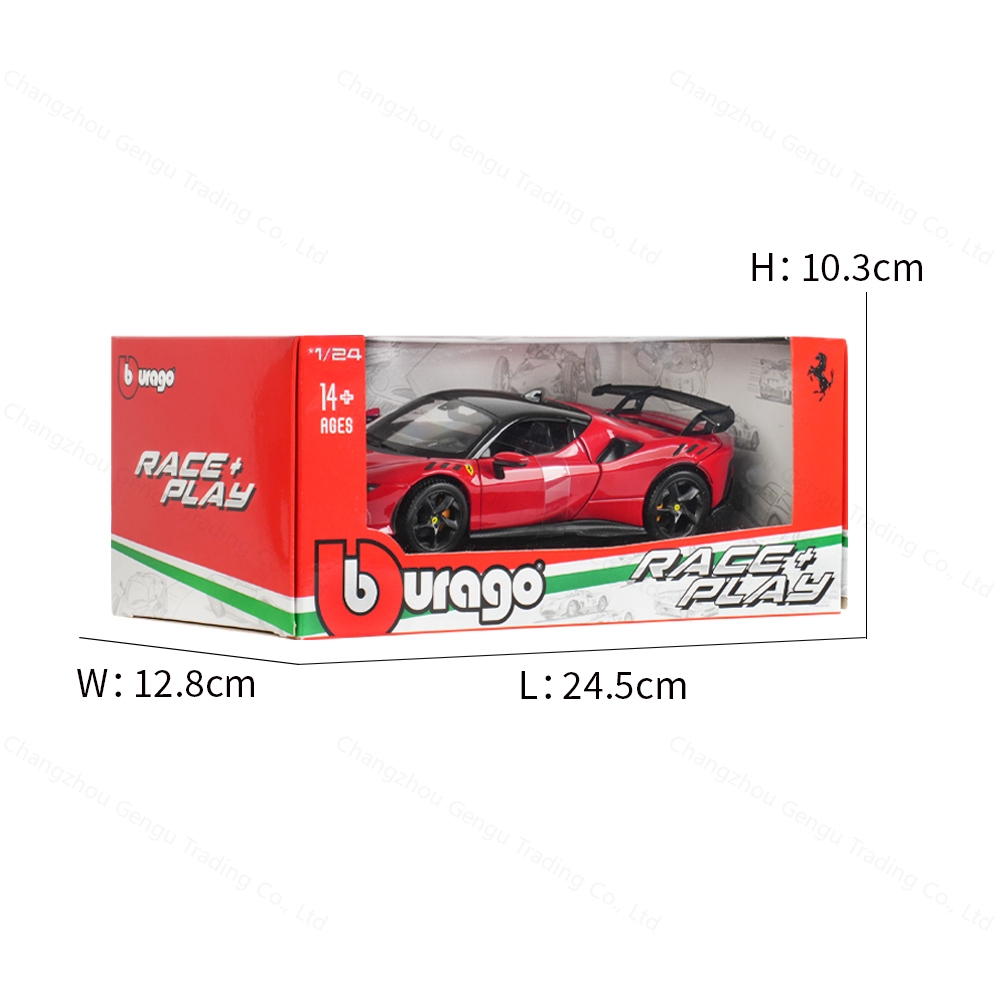 Bburago 1 : 24 Ferrari SF90 XX Stradale Carro Esportivo Vermelho