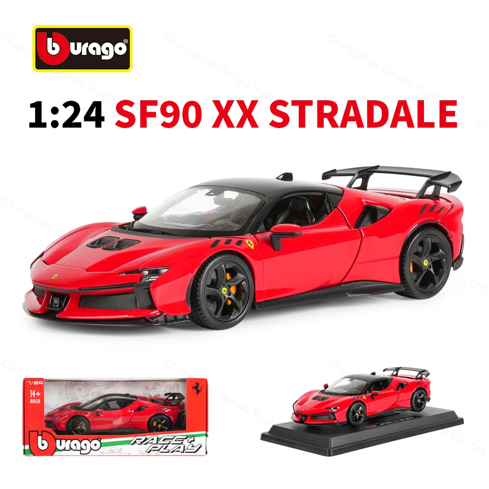 Bburago 1 : 24 Ferrari SF90 XX Stradale Carro Esportivo Vermelho