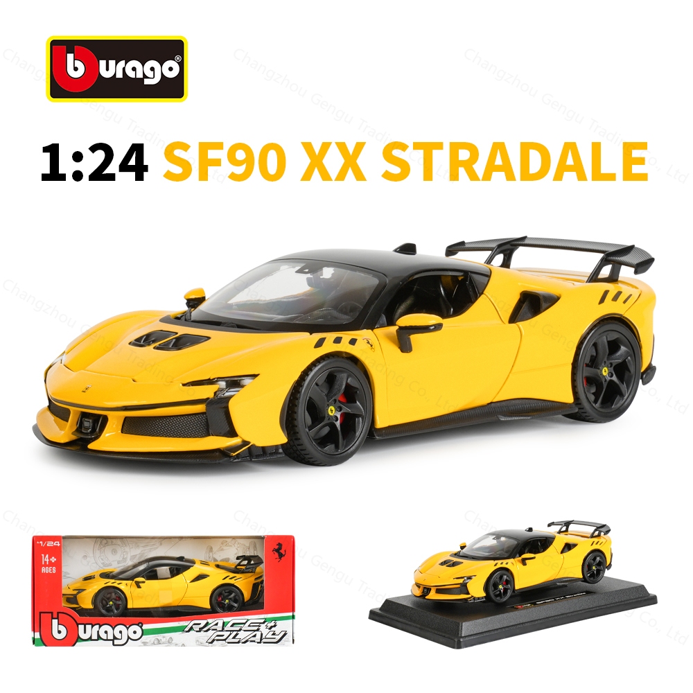 Bburago 1 : 24 Ferrari SF90 XX Stradale Carro Esportivo Vermelho