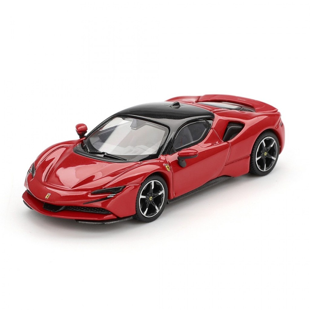 Modelos BBR BBRFER64030 1/64 Ferrari SF90 Rosso Corsa Carro Modelo Em Escala Fundida