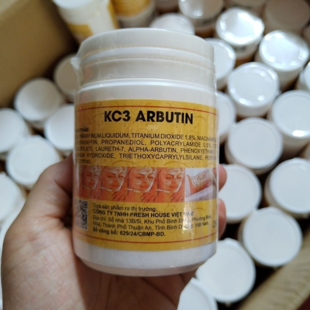 Leite Corporal Branqueador Kich trang Arbutin kc3 vang loai 250g ...