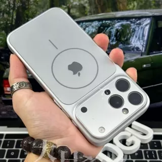 Nova capa de telefone iPhone17 de mudança imediata de alta qualidade, adequada para iPhone 13 14 15 16 pro max, vidro fo