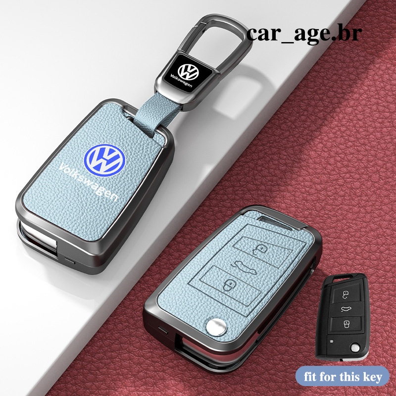 Volkswagen GOL/T-cross/Nivus/TIGUAN/Polo/JETTA/BORA/TAOS Capa Para Chave De Carro Remota