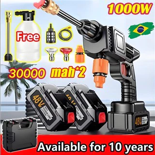 Lavadora de Alta Pressão Bivolt Portátil Profissional Sem Fio Recarregável Original - Envio Imediato