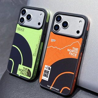 Capa De Etiqueta De Marca De Moda De Couro De Luxo Para iPhone 17 16 15 14 13 Pro Max Choque