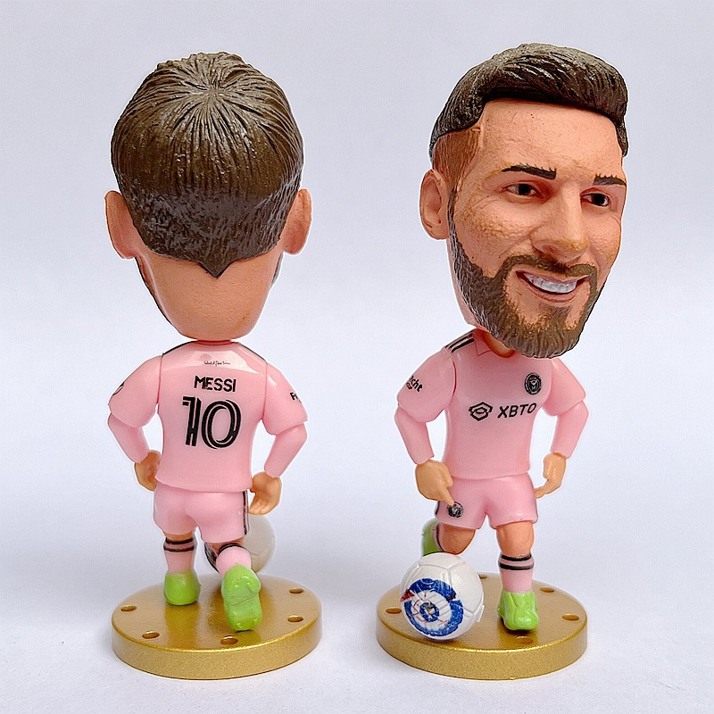 Soccerwe 7cm Altura Jogador De Futebol Star Mini Cartoon Doll