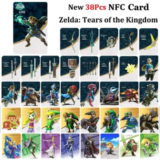 38 Unidades the Legend of Zelda Tears Kingdom Switch Amiibo NFC Cartão De Ligação