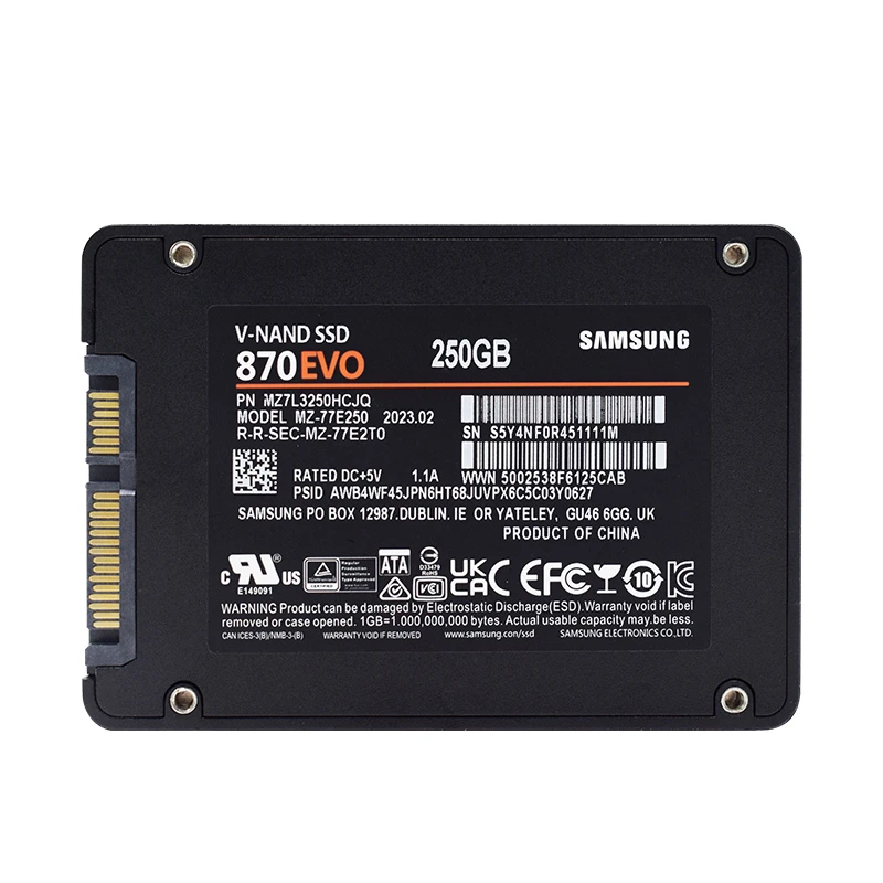 Samsung 870 EVO 500GB 2.5インチ SSD Samsung Mz77e500bam KaBuM