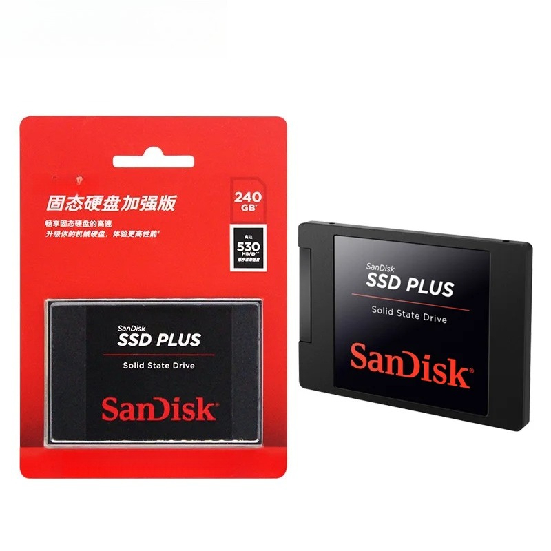 100 % Sandisk SSD Plus Disco Rígido Interno De Estado Sólido 2TB 480GB ...